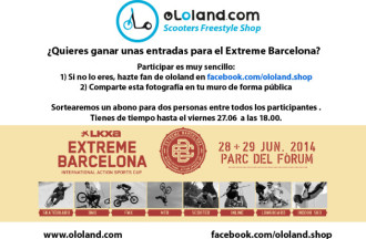 Sorteo Entradas Extreme Barcelona by Ololand.com