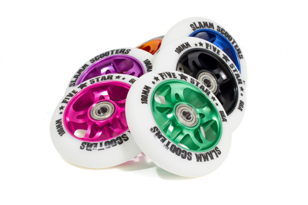 Rueda de patinete scooter Slamm Five Star 100 mm. Rueda de patinete scooter Slamm Five Star 100 mm.