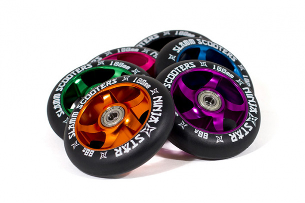 Rueda patinete scooter Slamm Ninja Star 100 mm. Rueda patinete scooter Slamm Ninja Star 100 mm.