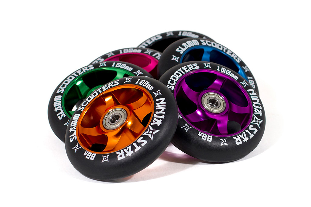 Rueda patinete scooter Slamm Ninja Star 100 mm. Rueda patinete scooter Slamm Ninja Star 100 mm.